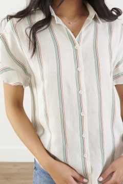 Collared Dolman Sleeve Top